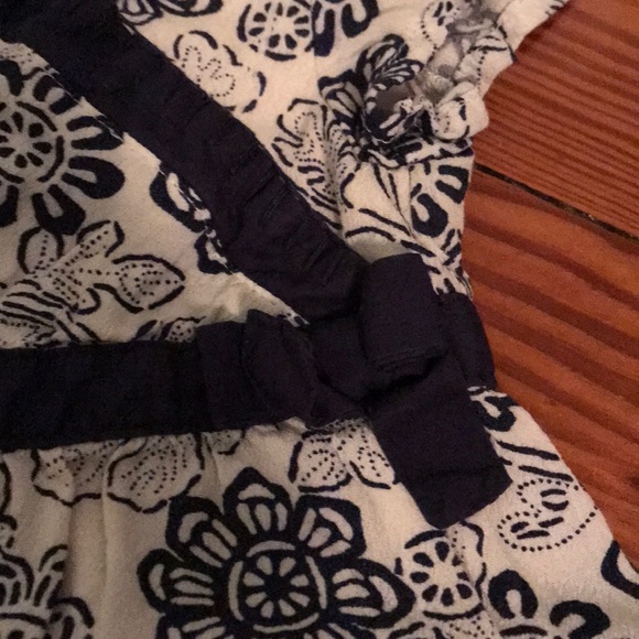Navy and white floral dress - Picture 3 of 5
